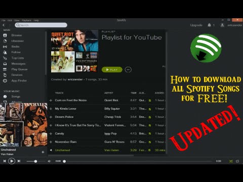Download Tracks Off Spotify