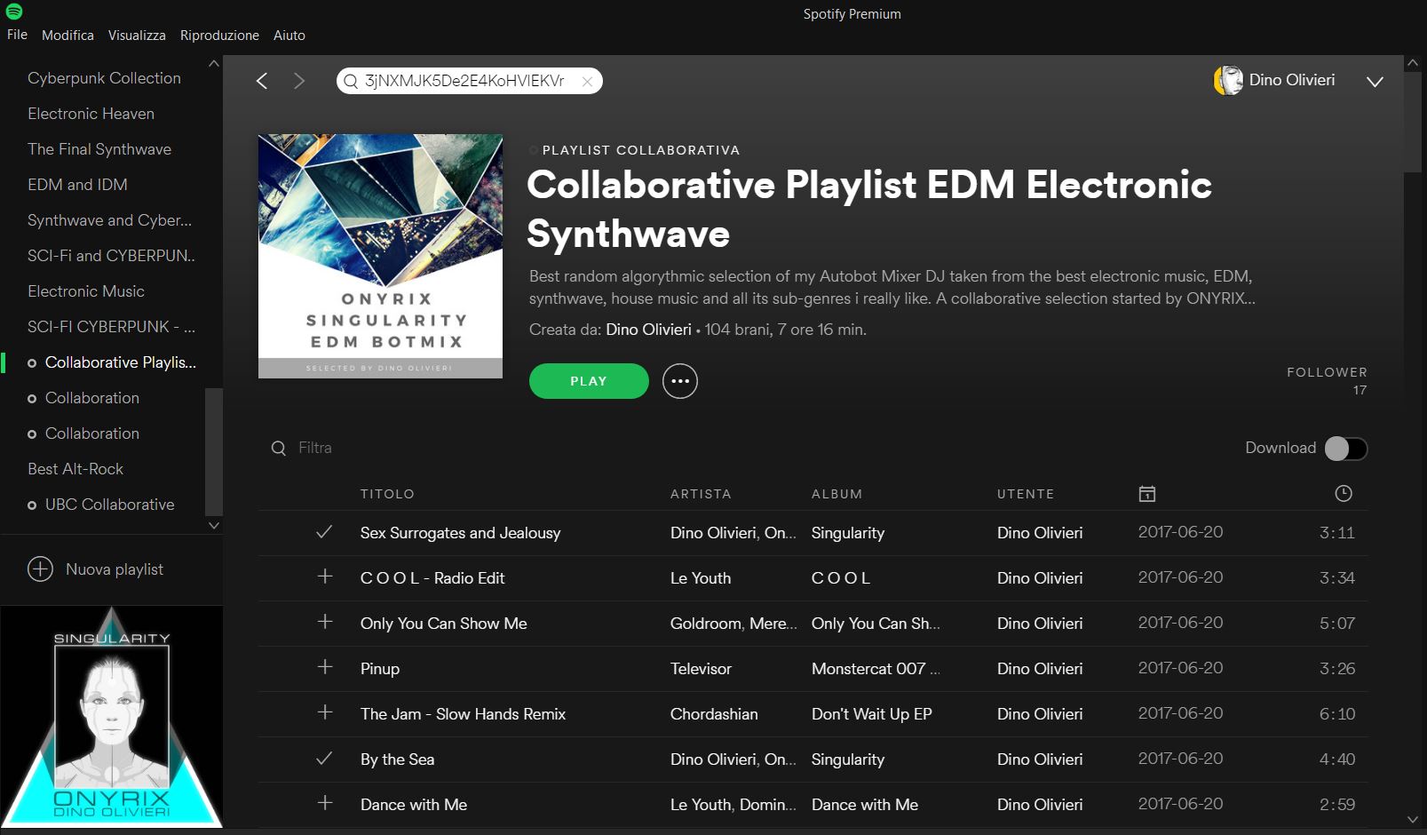 List of collaborative spotify playlists